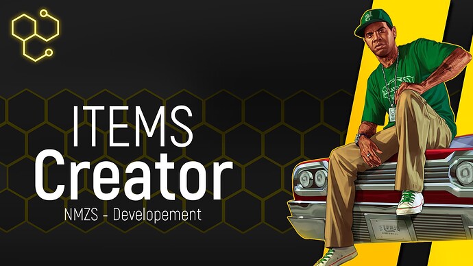 [PAID | ESX] NMZS ItemCreator (Realtime Item Creator) Thumbnail