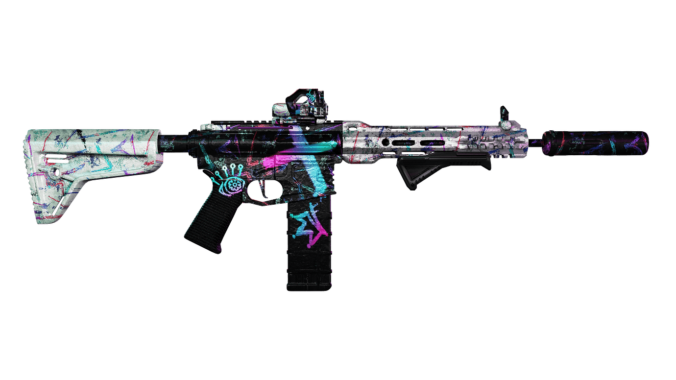 M4 Tactical NEON [add-on] [weapon] [full attachments] - FiveM Releases ...