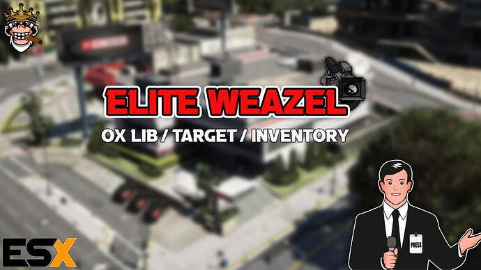 [PAID] Advanced Weazel News Job - Ox lib / Target / Inventory Thumbnail