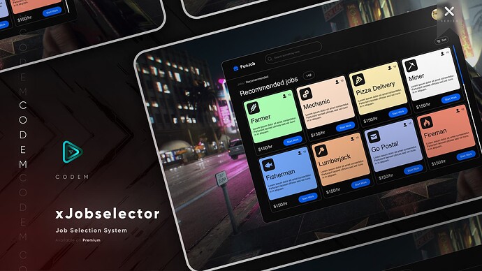 CodeM xJobselector ESX QB Thumbnail