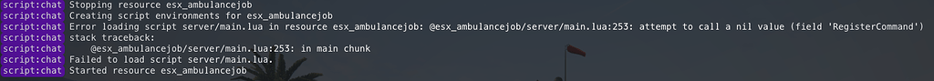 [Help] Ambulancejob Error - Failed to load script server/main.lua - ES ...