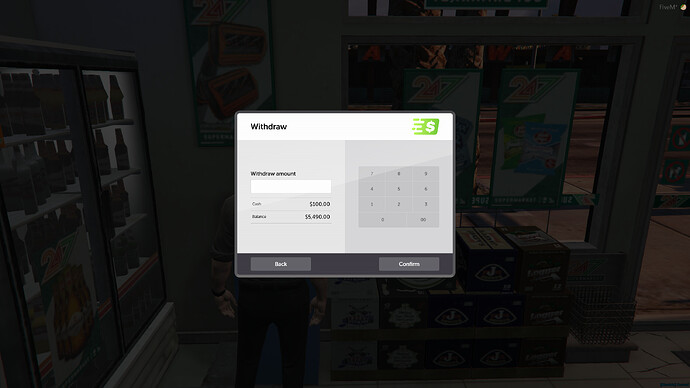 [Paid] ATM UI for ESX (4.99£) thumbnail 2