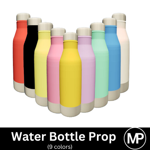 MPW Water Bottle Props