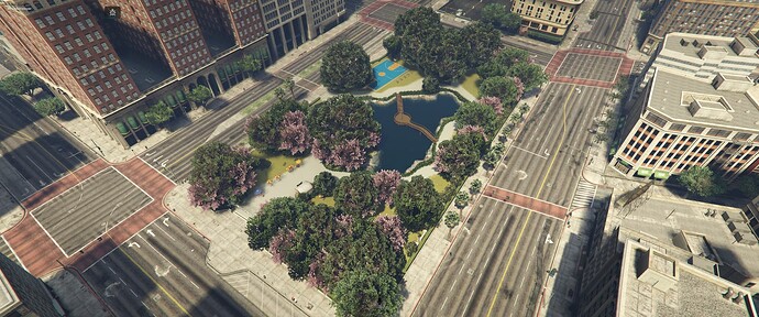 Fully redesigned Los Santos Square Park Thumbnail