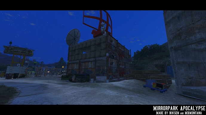 Mirror Park Safezone / Military HQ Apocalypse MAP thumbnail 22