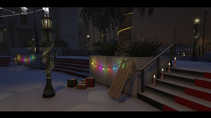 [PAID] Christmas Davis Square - Map & MLO For FiveM thumbnail 11