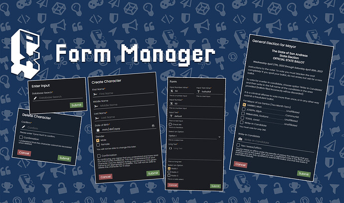 Form Manager (px_forms) | Standalone Thumbnail