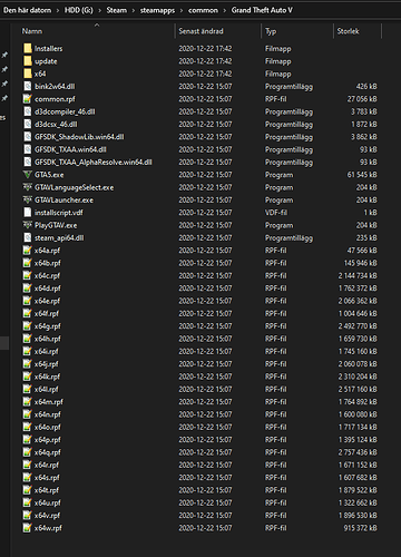 GTA 5 files