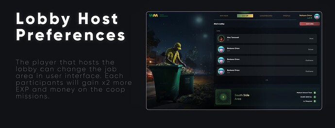CodeM mGarbagejob (Advanced Co-Op or Single Job System) ESX QB thumbnail 6