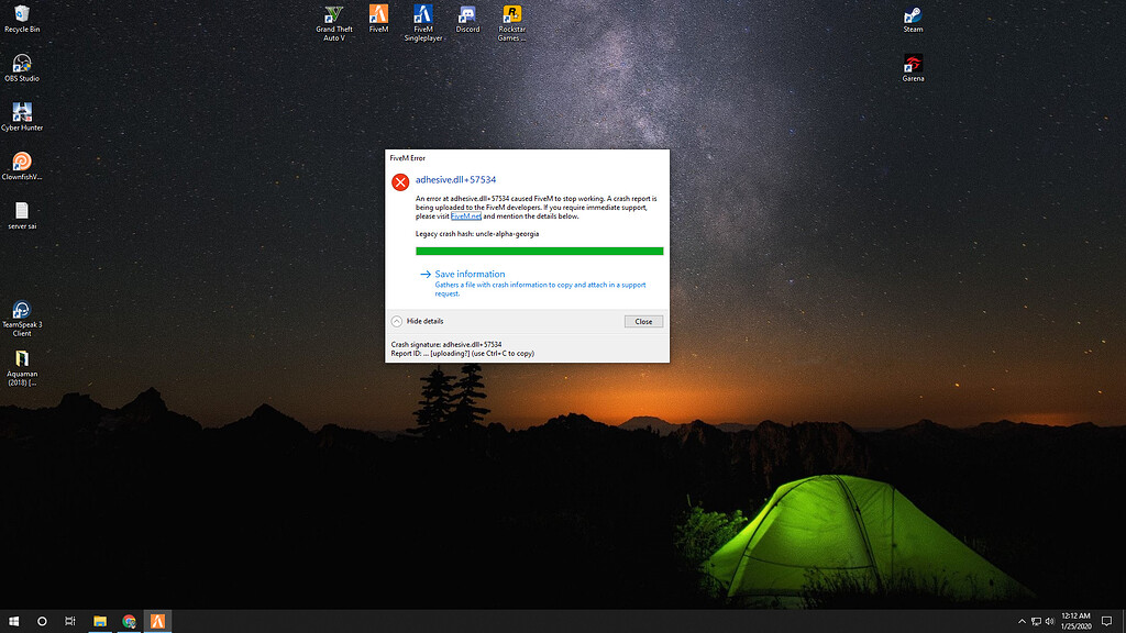 FiveM Crashes while im playing at my server - FiveM Client Support ...