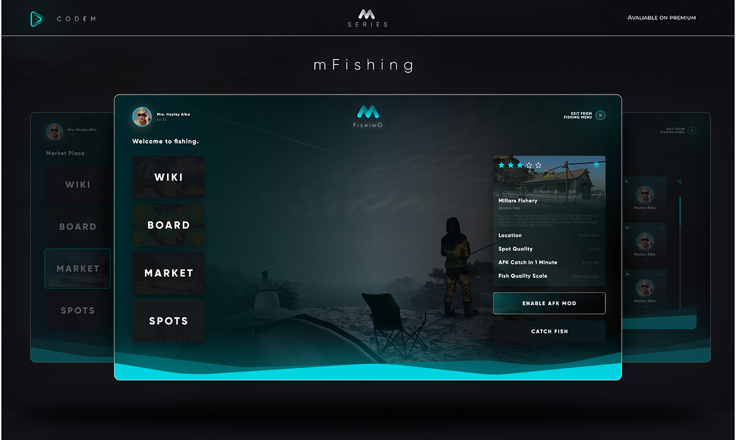 Codem Dispatch CodeM mFishing (Advanced Fishing) ESX- QB - FiveM Releases - Cfx Forum