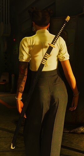 Black Katana Sword thumbnail 2