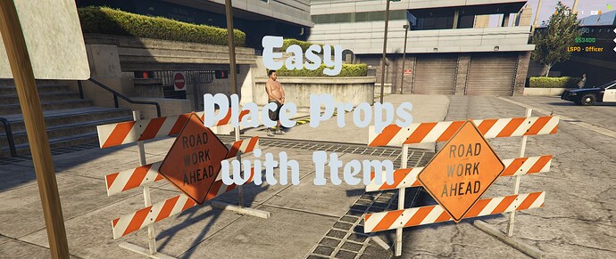 [PAID] Easy Place Props Item - Esx Script Thumbnail
