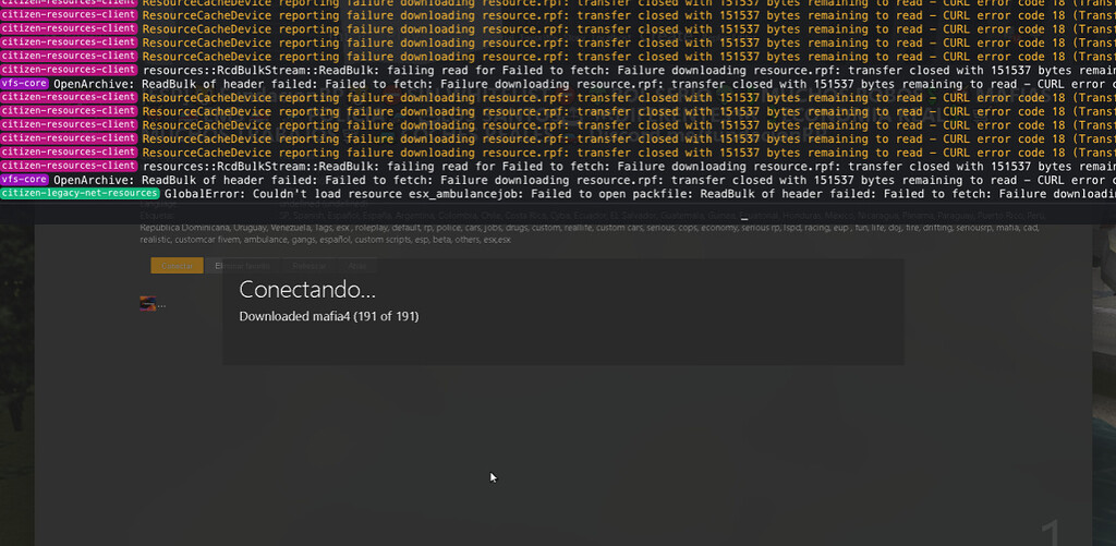 Failure downloading resource.rpf with fivem ip - Server Discussion ...