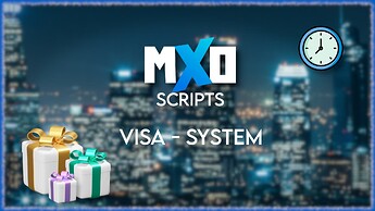[FiveM/ESX] Visa System | Timebased player rewards | mxo-scripts Thumbnail