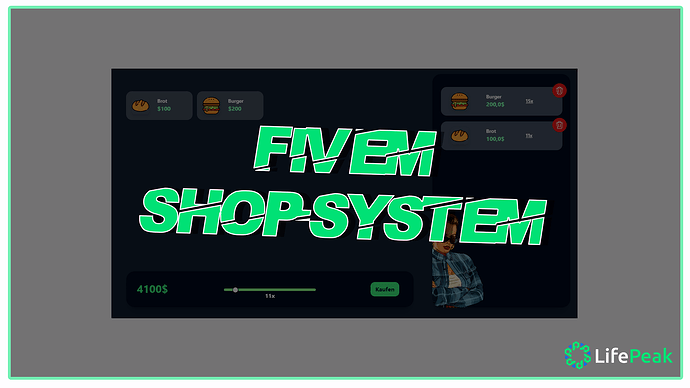 [PAID] [ESX] Shop-System| LifePeak Scripts Thumbnail