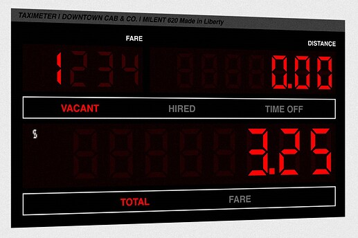 [Release] [ESX] Taximeter UI Thumbnail