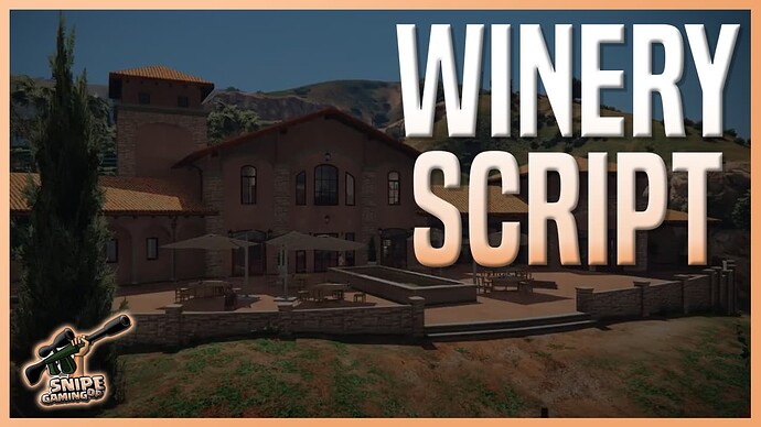 [QBCore][PAID] Unique Winery Script Thumbnail