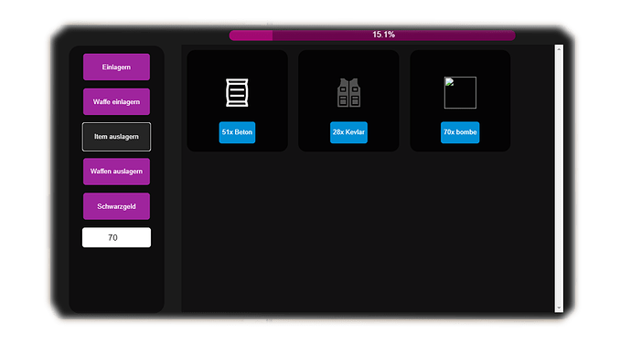 [Outdated][Paid] Frak and Player Storage [ESX/MySQL async] thumbnail 3