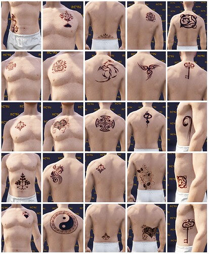 [ADDON] Abstract Tattoo Pack - RCore Tattoo thumbnail 3