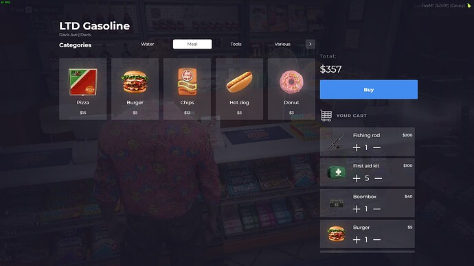 🛒 [PAID] [Standalone][ESX][QBCore] Store system V2 - Black market system | Shop system | Shop robberies | Advanced Shops | Customizable Shops | Shops | UI | Burevestnik thumbnail 3