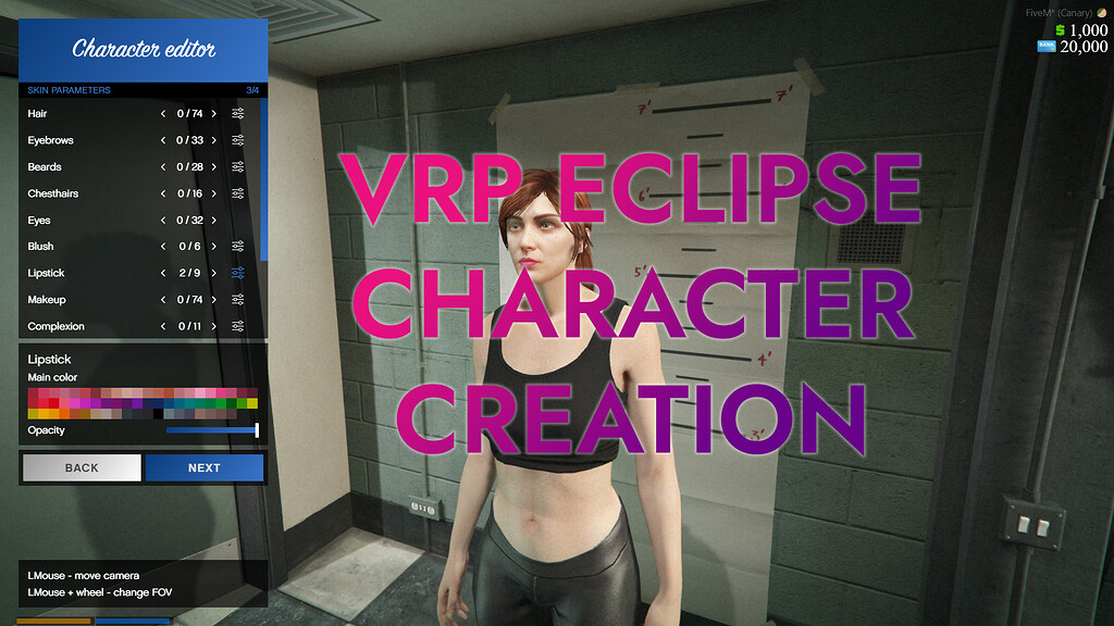 [VRP][PAID] VRP Eclipse character creation - FiveM Releases - Cfx Forum