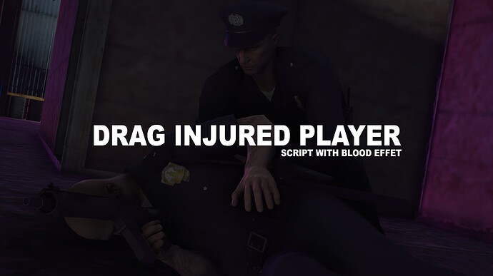[PAID][Standalone] Drag injured ped and first aid  Thumbnail