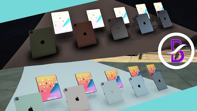 Ipad pro | fivem ready | props Thumbnail