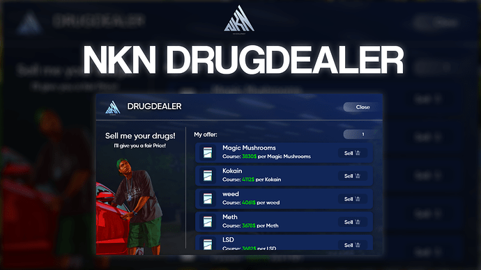 [ESX] Drug Dealer with clean UI Thumbnail