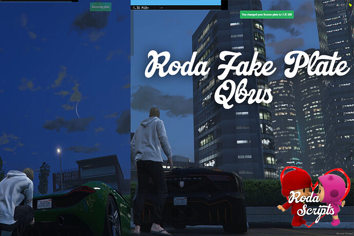 Roda Fake Plate [QbCore] Thumbnail