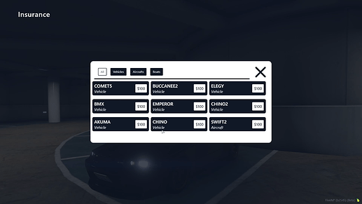 [PAID][ESX + convertible] Dealership (Vehicleshop, Garage, Insurance) with NUI thumbnail 4