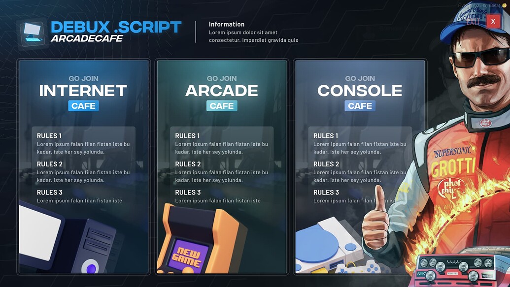 [ESX/QB] Arcade Cafe Script [JOB / CAFE] - FiveM Releases - Cfx Forum