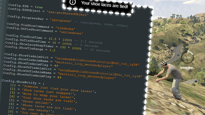 Shoe Tieing script new