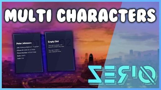[PAID] [QB-Core] Zerio Characters Thumbnail