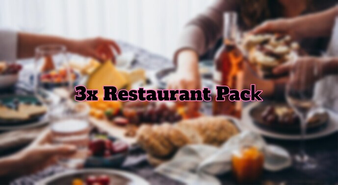 [PAID] [JOBS] 3x Restaurant Pack (Noodle, Japanese & Italian) Thumbnail