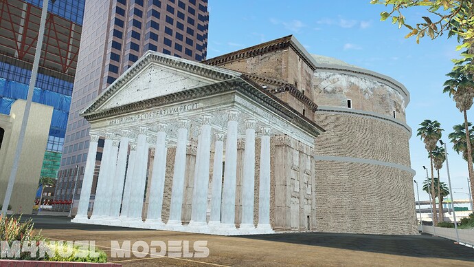 [paid] pantheon with interior Thumbnail