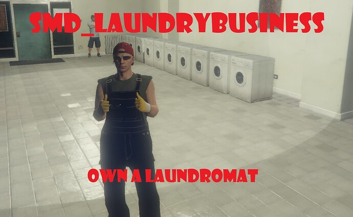 [ESX] [QB] [PAID] SMD_Laundrybusiness - Laundromat for the players Thumbnail