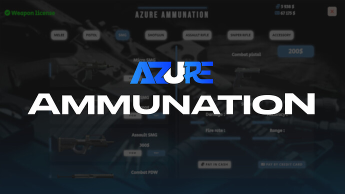  [PAID] [ESX] Azure Ammunation Thumbnail