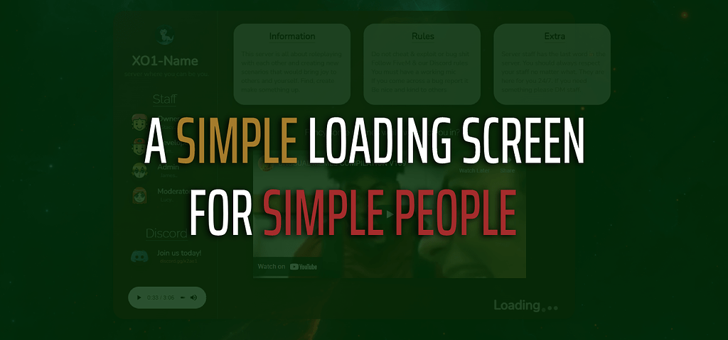 [FREE] Loading Screen for Simple People - FiveM Releases - Cfx.re Community