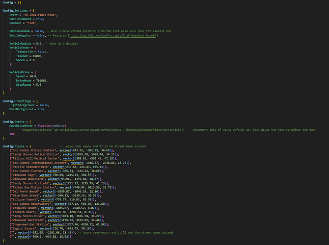 [PAID] CodeXive Local Rides - Elevate Your Roleplay thumbnail 2