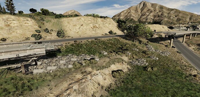 [PAID] [YMAP] Broken Sandy Highway Bridge - Apocalypse/Mil-Sim YMAP Thumbnail