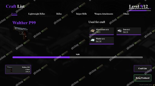 [PAID] GKSCraft | Advanced crafting system [ESX-QB] thumbnail 5