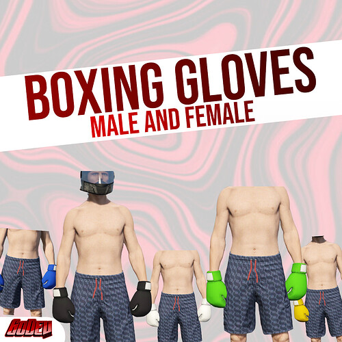 [PAID] Boxing Gloves - Male & Female thumbnail 2