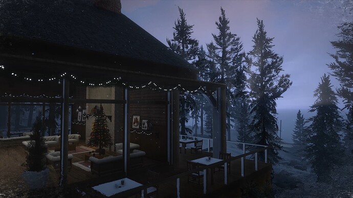 [PAID] [MLO] [XMAS] Cozy Forest Mountains Coffee Shop (Paleto Bay Winter Coffe Shop) Five M - MLO thumbnail 13