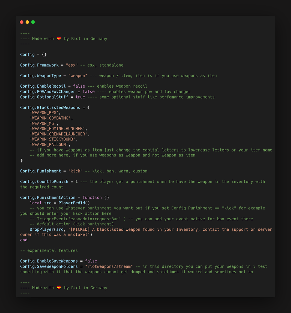 [paid] [standalone & esx] Riot Weapons (Advanced Weapon script) - FiveM ...