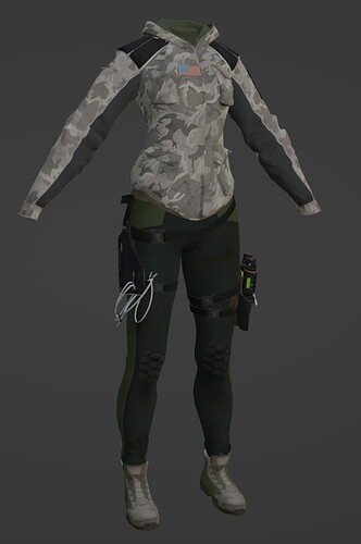 [PAID] Milita Set 4 Female thumbnail 2