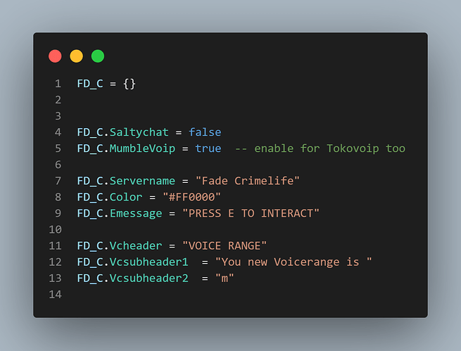 config