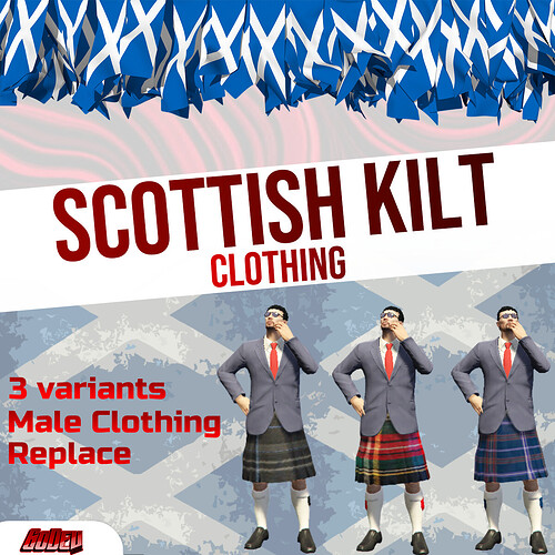 [PAID] Scottish Kilt Clothing Bundle thumbnail 2