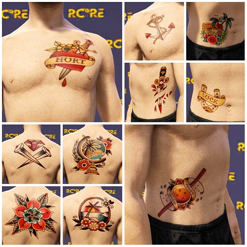 [ADDON] Oldschool Pack - RCore Tattoo thumbnail 5
