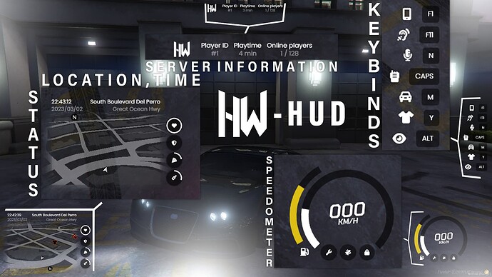 [PAID] [RELEASE] [ESX] hw-hud | esx hud, nice looking hud thumbnail 2